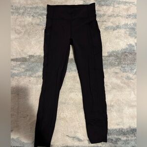 Lululemon wunder train high rise with pockets